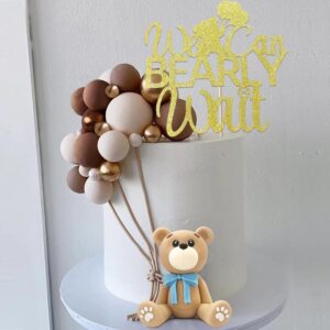 29 pcs bear cake decorations we can bearly wait cake topper for baby shower party supplies decorations