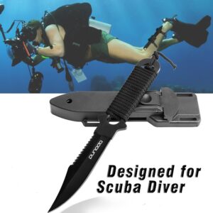 punada Dive Knife - Diving Knife with holster, Thigh Scuba Knife with 2 ...