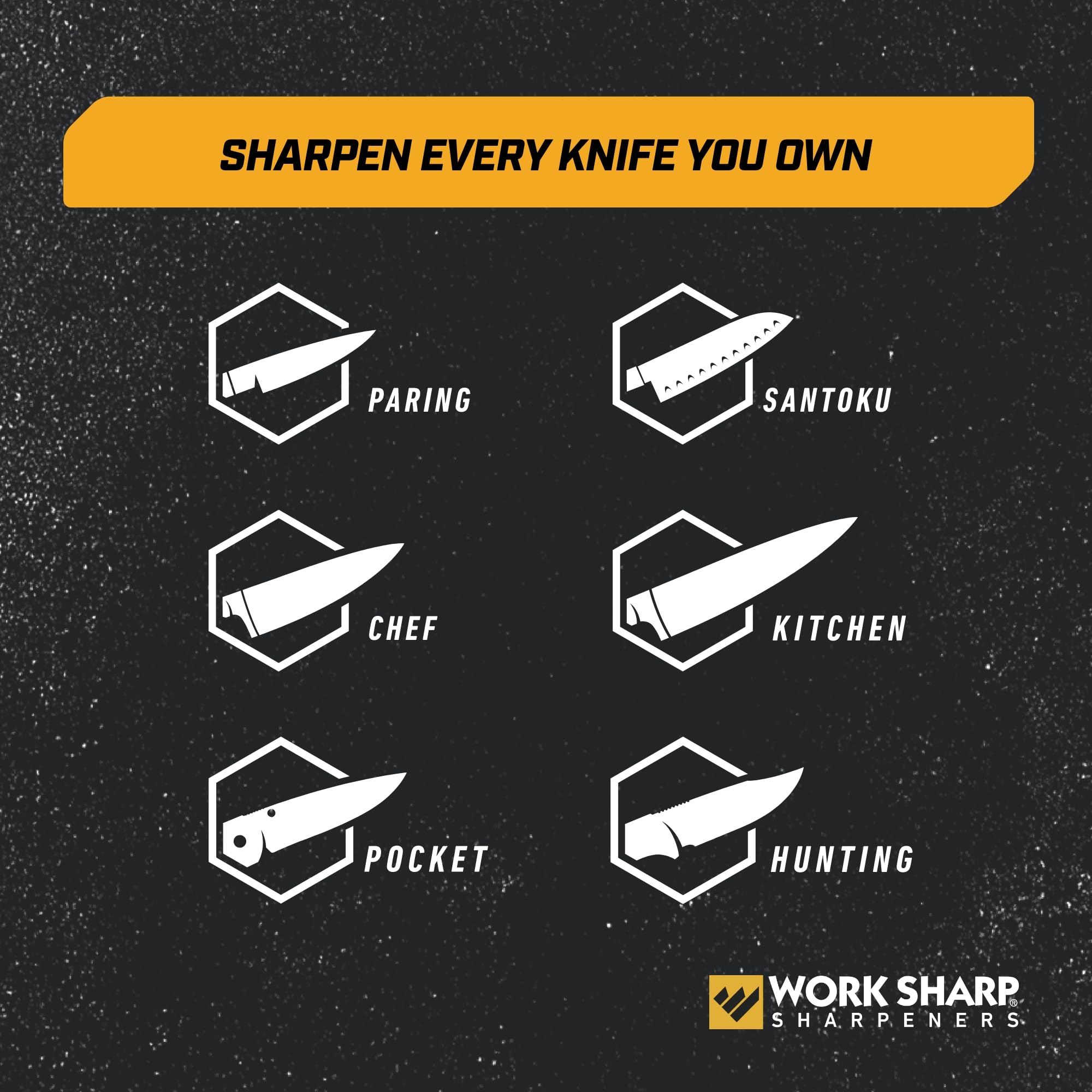 Work Sharp Rolling Knife Sharpener with 4 sharpening angles for all chef and kitchen knives