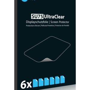 6X Savvies Ultra-Clear Screen Protector for HP Prime, accurately Fitting - Simple Assembly - Residue-Free Removal