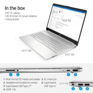 HP 2023 Pavilion 15.6’’ HD Screen Laptop, Dual Core Intel i3-1115G4 (Upto 4.1GHz,Beats i5-1030G7), 16GB RAM, 512GB SSD, HD Webcam, Bluetooth, HDMI, WiFi 6, Long Hour Battery, Win 11+HubxcelAccessory