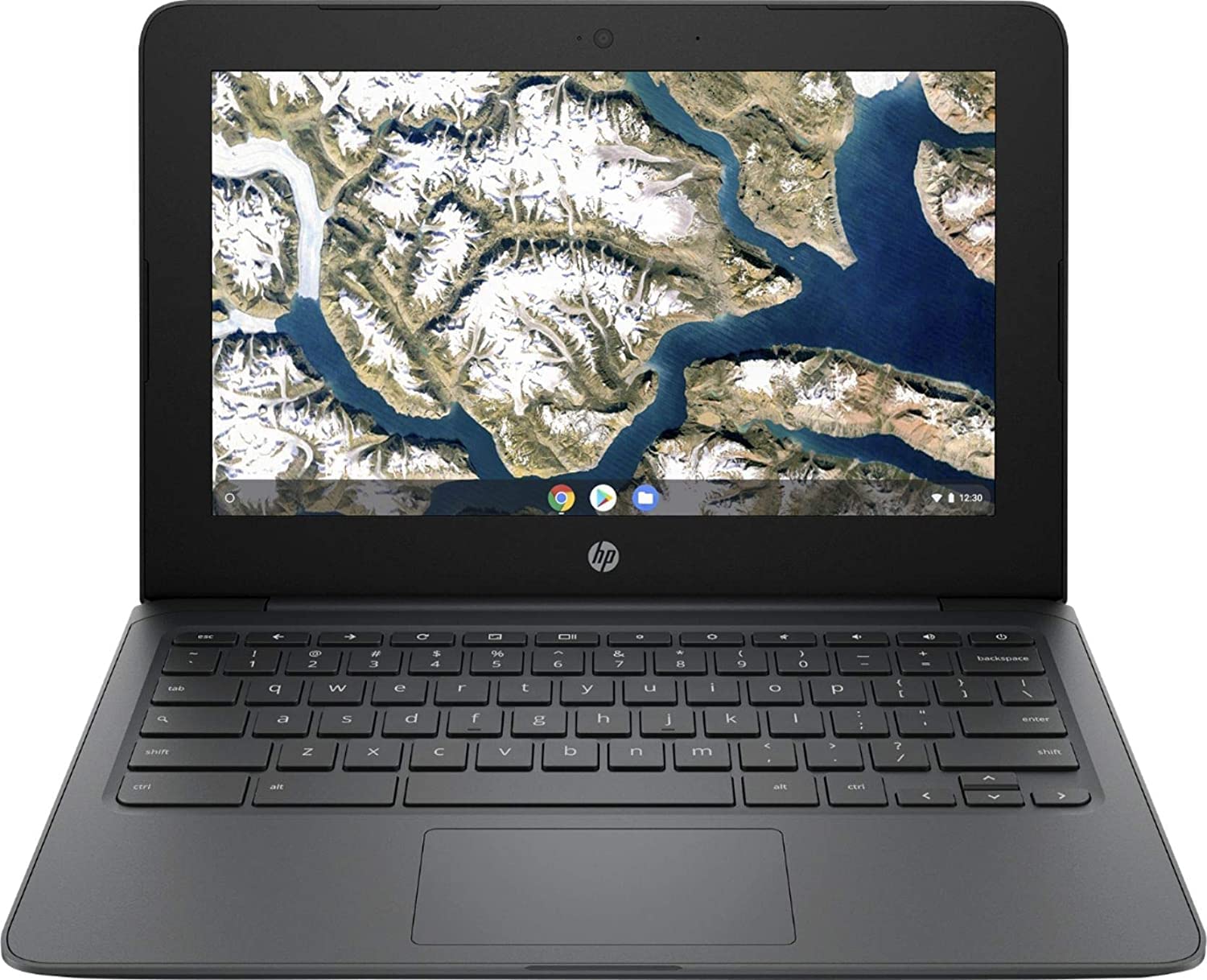 HP 11.6" Chromebook, Intel Celeron N3350 Dual-core, Intel HD Graphics 500, 4GB Memory 32GB eMMC Flash Memory+64GB Micro SD Card, Bluetooth, Webcam, Wi-Fi, Chrome OS, Ash Gray