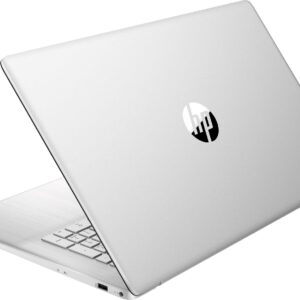 HP 2023 Newest 17 Laptop, 17.3" FHD IPS Display, AMD Ryzen 5 5500U (Beat i7-11370H), 8GB RAM, 512GB SSD, AMD Radeon Graphics, Bluetooth, Webcam, HDMI, Windows 11 Home in S Mode, Natural Silver