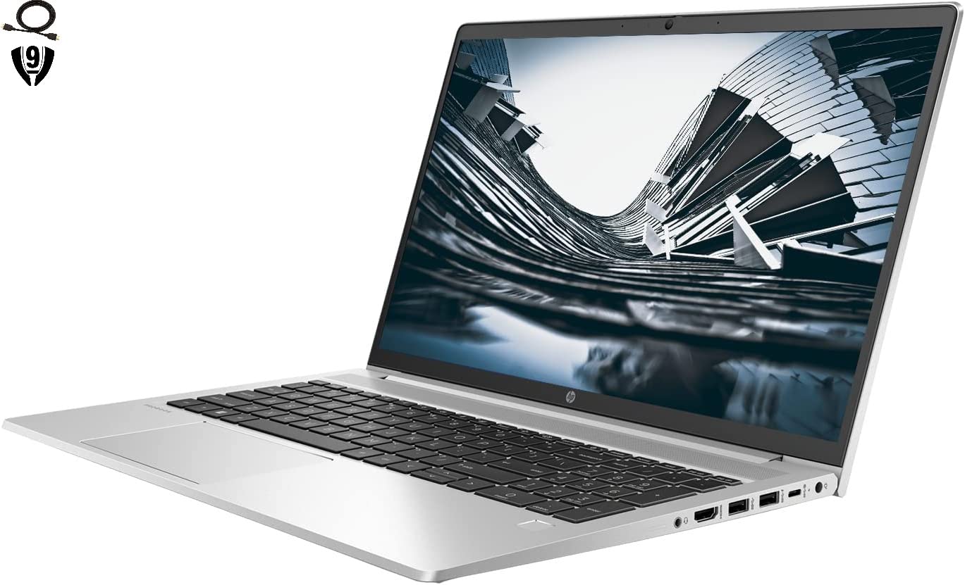 HP ProBook 450 G9, 15.6" FHD Laptop, Intel Core i5-1235U Processor, 16GB RAM 512GB SSD, Backlit Keyboard, Webcam, HDMI, WiFi, Bluetooth, Windows 11 Pro, Silver