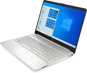 hp laptop 15-dy1079ms (core i7-1065g7) 15.6 full hd 1920x1080 ips touchscreen 12gb ddr4 ram, 256gb ssd, webcam, hdmi, silver, windows 10 home