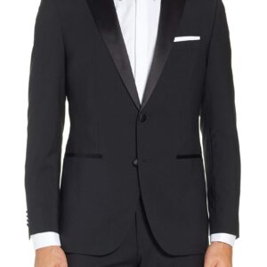 Adam Baker Men's BL501 Classic Fit Tuxedo Suit - Black - 38R