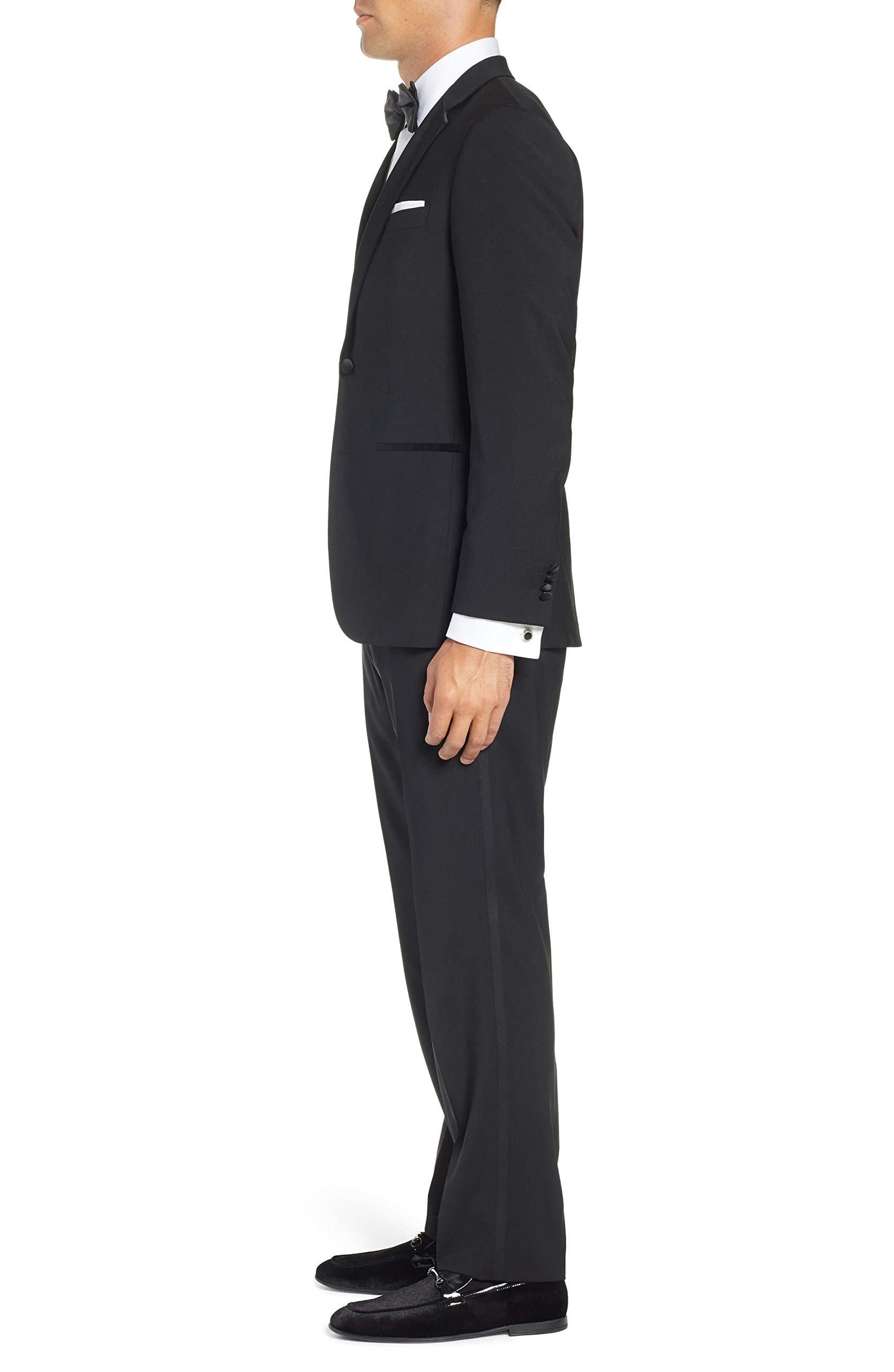 Adam Baker Men's BL501 Classic Fit Tuxedo Suit - Black - 38R