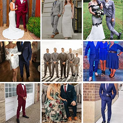 Men's Suit Slim Fit 3 Piece Suit Set Royal Blue Suits for Men Prom Wedding Groomen Suit Blazer Jacket Pants Set Business Tuxedo Men S