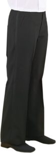 neil allyn tuxedo pants for men - comfort fit expandable waist black 36