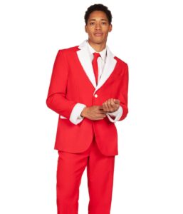 tipsy elves santa blazer with tie: 46