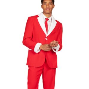 Tipsy Elves Santa Blazer with Tie: 46