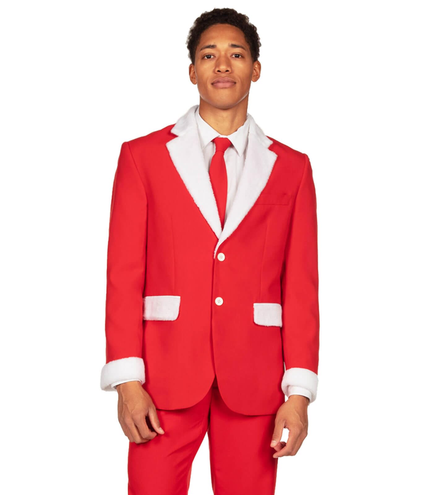 Tipsy Elves Santa Blazer with Tie: 46