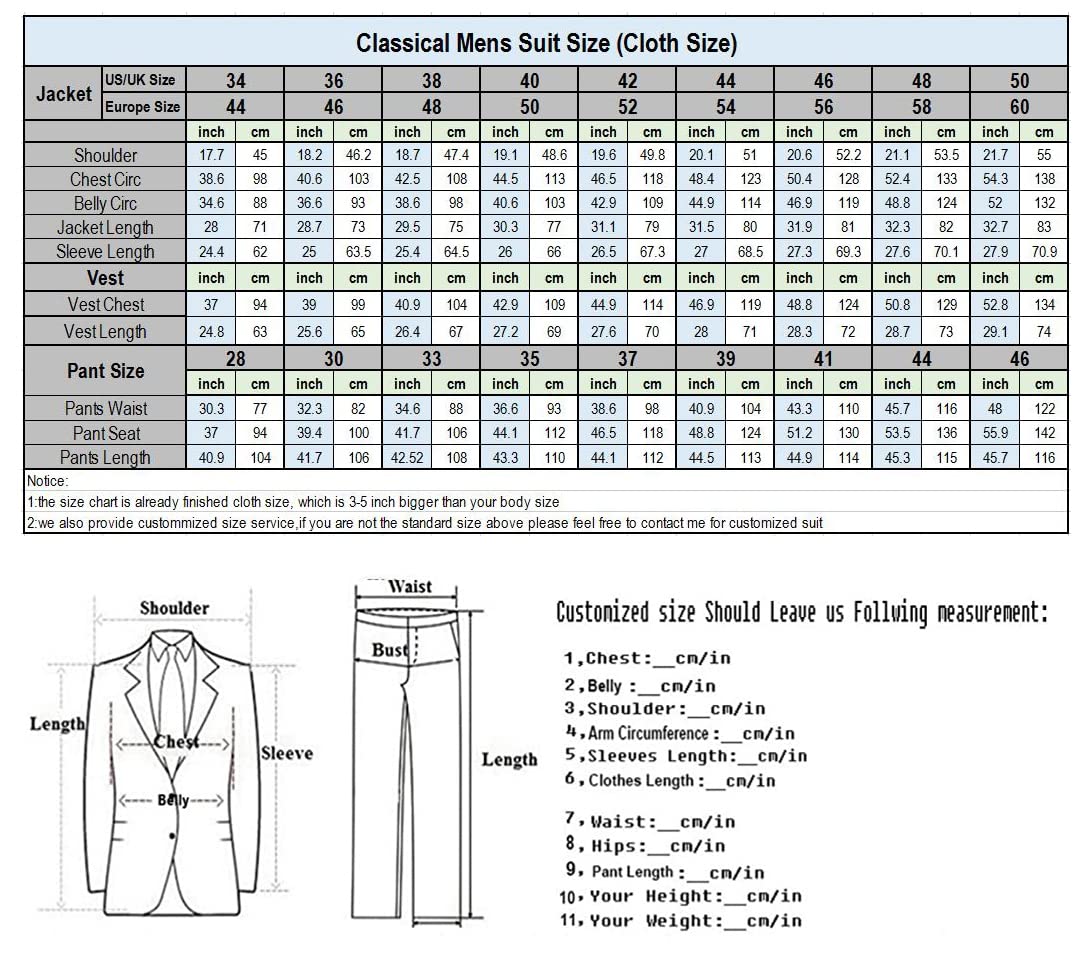 Zeattall Men's Suit 2 Pieces Slim Fit Double-breasted Blazer Wedding Groom Tuxedos(34 Regular,White)