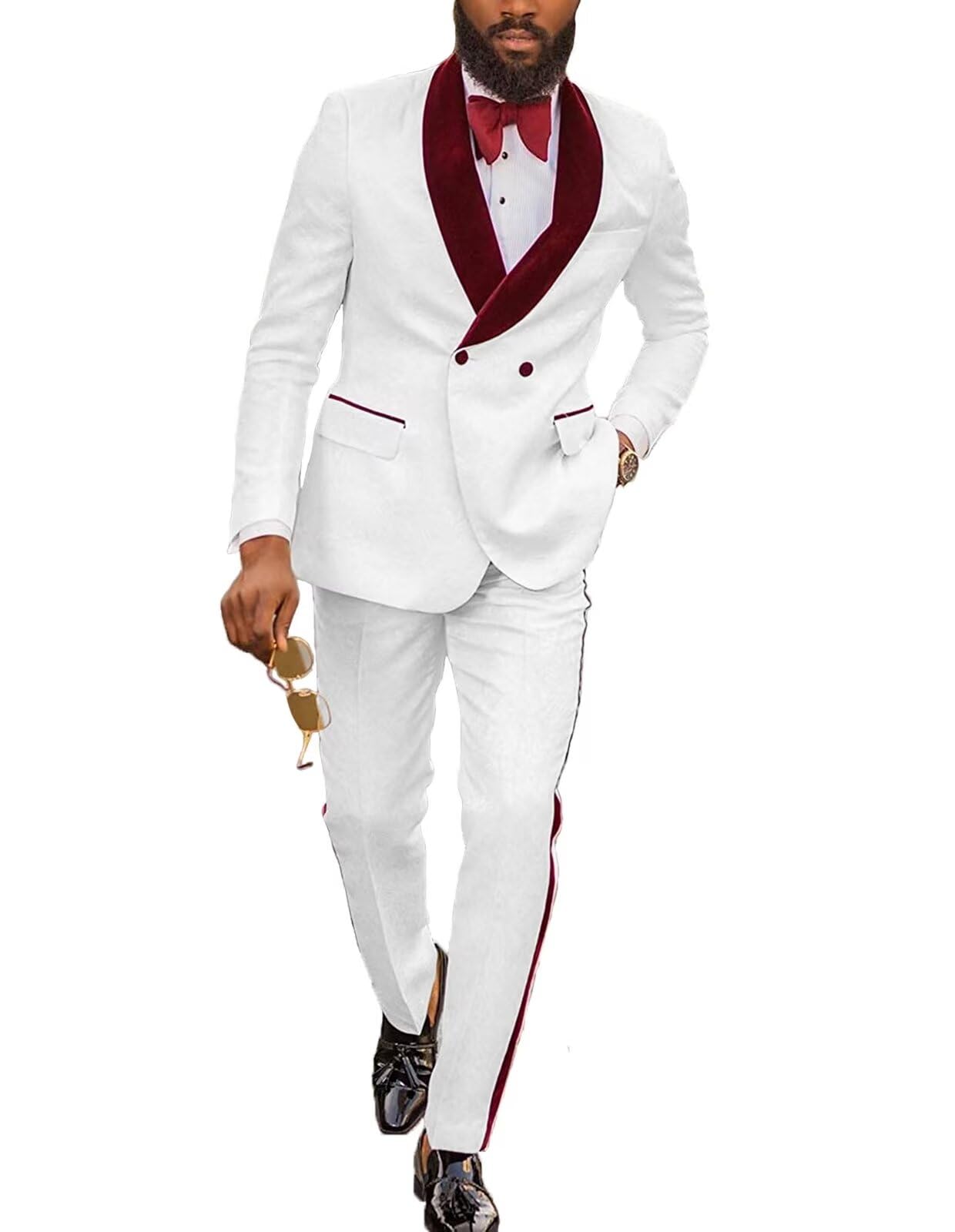 Prom Tuxedos for Men Ivory Fashion Young Men Floral Blazer Suit Jacket Dinner Party Prom Tux