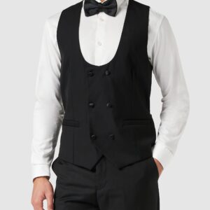 Mens Floral Bird Embroidery Black Gold Tux Jacket Stunning Party Wedding Blazer Waistcoat[TUX-8600-1,46,Black-Red]