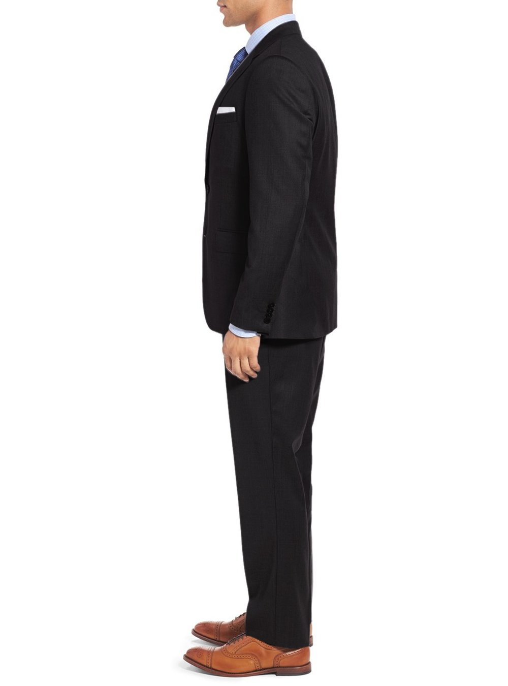 Salvatore Exte Men's 3 Piece 2 Button Vested Suit Set Blazer Pant Plus Tux Vest (40 Short US / 50S EU/W 34", Black)