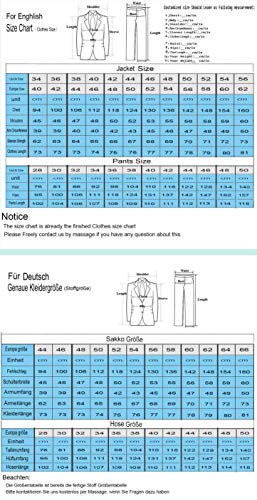 Men's Suit Fashion 2-Piece Notch Lapel Flat Slim Fit Tuxedos Groomsmen for Wedding Party(Blazer+Pants)(38,Dark Olive)