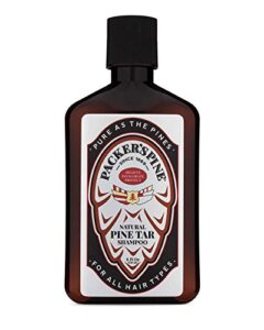 packer's pine tar shampoo | the original mens shampoo made with natural pine tar and pine oils | mens shampoo & camping shampoo | paraben, sulfate, and creosote free shampoo