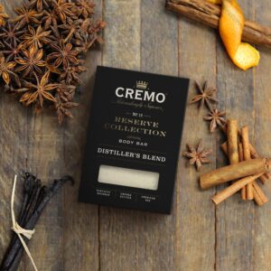 Cremo Exfoliating Body Bars Distiller's Blend (Reserve Collection) - A Combination of Lava Rock and Oat Kernel Gently Polishes While Shea Butter Leaves Your Skin Feeling Smooth & Healthy (Pack of 3)