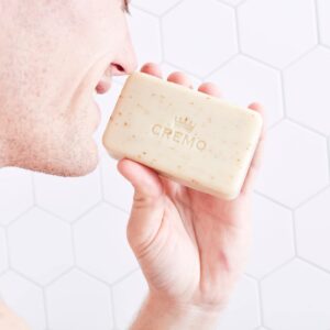 Cremo Exfoliating Body Bars Distiller's Blend (Reserve Collection) - A Combination of Lava Rock and Oat Kernel Gently Polishes While Shea Butter Leaves Your Skin Feeling Smooth & Healthy (Pack of 3)