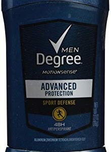 Degree Advanced Protection Antiperspirant Deodorant Sport Defense 4 count 72-Hour Sweat and Odor Protection Antiperspirant For Men With MotionSense Technology 2.7 oz