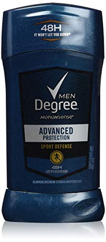 Degree Advanced Protection Antiperspirant Deodorant Sport Defense 4 count 72-Hour Sweat and Odor Protection Antiperspirant For Men With MotionSense Technology 2.7 oz