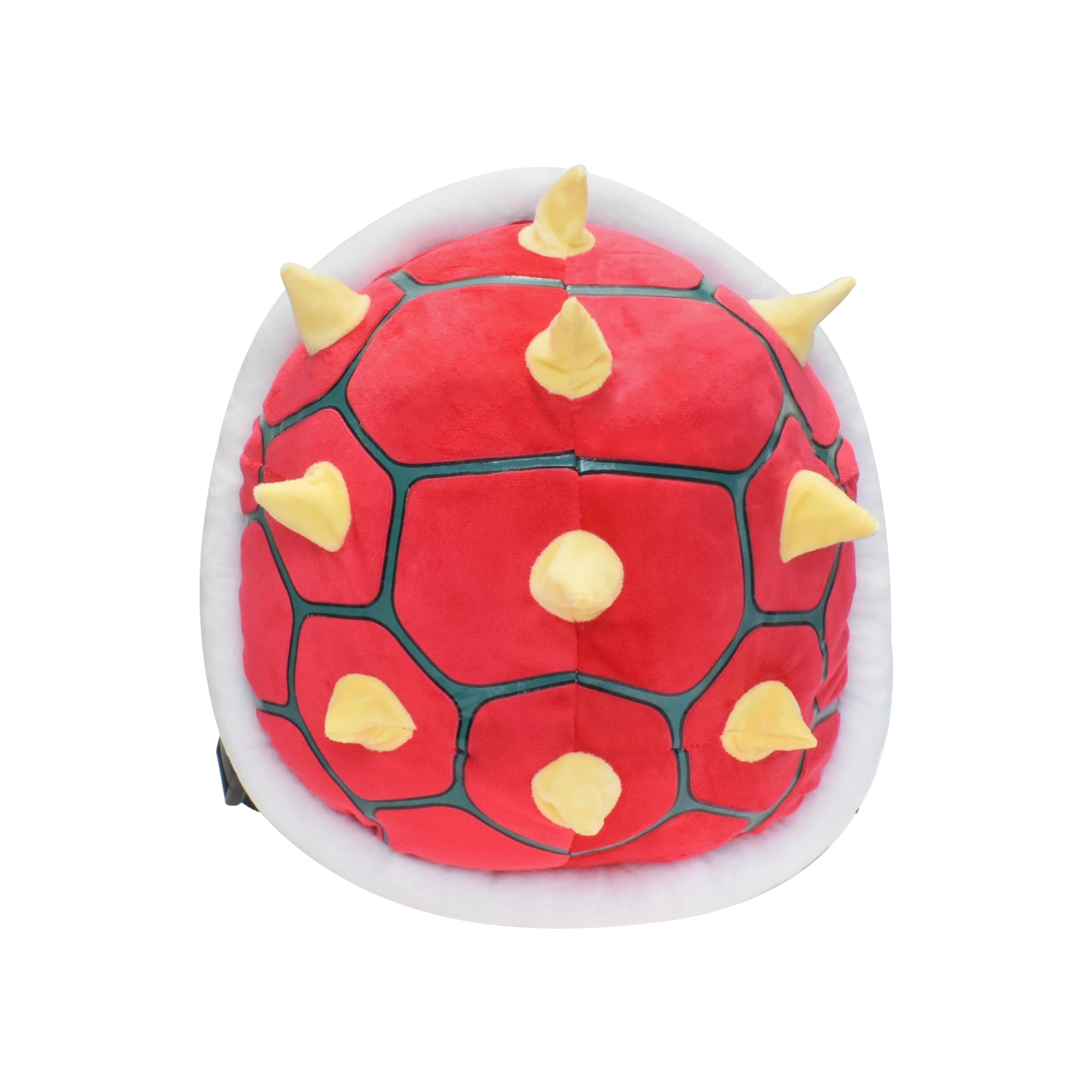 RGVV Red Koopa Troopa Backpack with Dorsal Spines Turtle Shell Red Soft Stuffed Cartoon Toys 11.5“