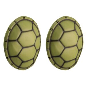 toddmomy 2pcs halloween turtle shell costumes, eva turtle shell backpack for halloween dress up cosplay costume accessories