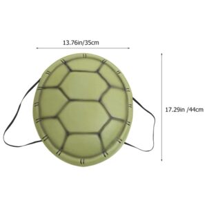 Toddmomy 1pcs Halloween Costume EVA Turtle Shell, Turtle Shell Backpack Cosplay Props for Halloween Dress Up Costume Accessories