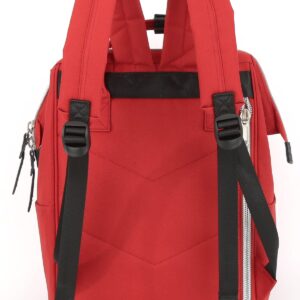 himawari Travel Backpack with USB Charging Port 15.6 Inch Doctor Work Bag laptop backpack for Women&Men (1881-Red36#)