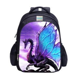 matmo dinosaur backpack dinosaur backpacks for boys school backpack kids bookbag (dragon backpack 27)