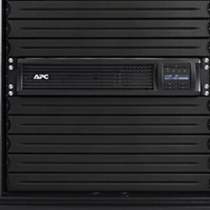 APC 2200VA Smart UPS with SmartConnect, SMT2200RM2UC Rack Mount UPS Battery Backup, Sinewave, AVR, 120V, Line Interactive Uninterruptible Power Supply