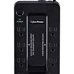 CyberPower ST425 Standby UPS System, 425VA/260W, 8 Outlets, Compact, Black