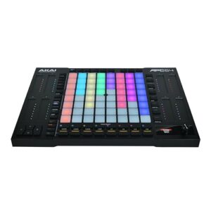 AKAI Professional APC64 Ableton MIDI Controller with 8 Touch Strips, Step Sequencer, 64 RGB Velocity-Sensitive Pads, CV Gates, MIDI In & Out, USB-C