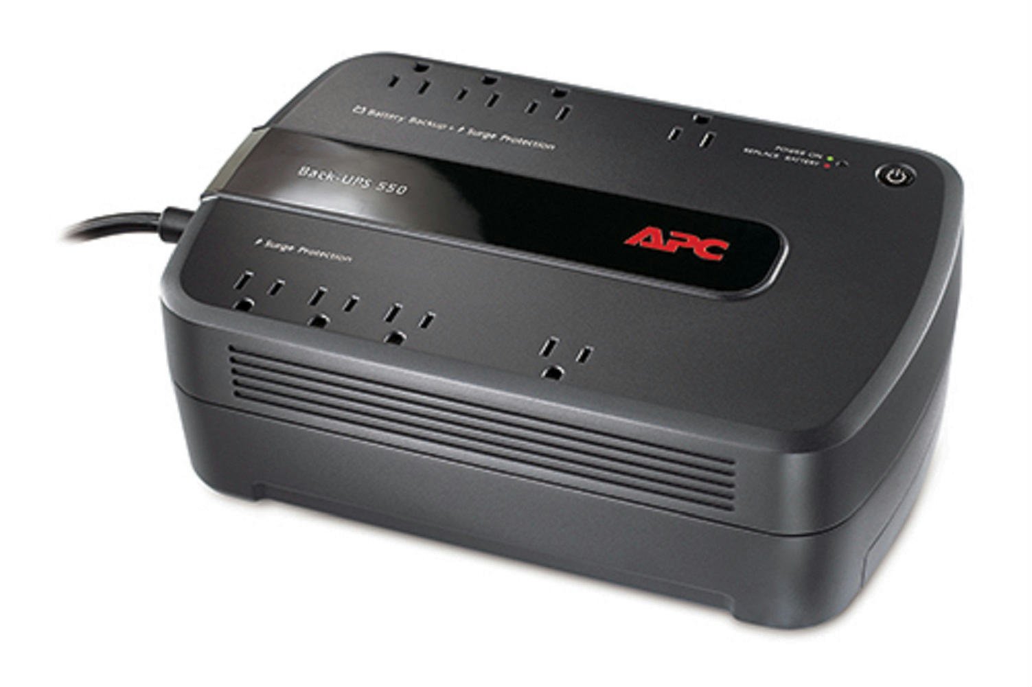 APC Back-UPS ES Series 550VA UPS, 8-Outlets (BE550G)