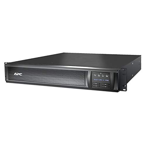 APC Network UPS, 1500VA Smart-UPS Sine Wave UPS with Extended Run Option, SMX1500RM2UC, 2U Rackmount/Tower Convertible, Line-Interactive, 120V