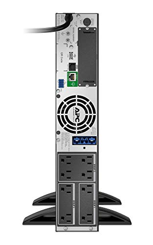 APC Network UPS, 1500VA Smart-UPS Sine Wave UPS with Extended Run Option, SMX1500RM2UC, 2U Rackmount/Tower Convertible, Line-Interactive, 120V