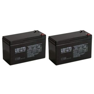 replacement battery for apc back-ups es 550va - 2 pack