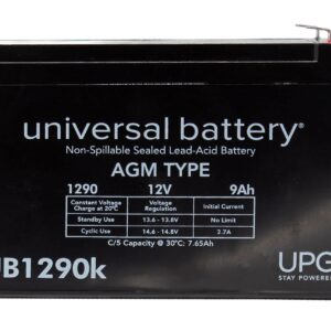 UPG 12V 9Ah SLA Battery Replacement for APC Back-UPS ES 650