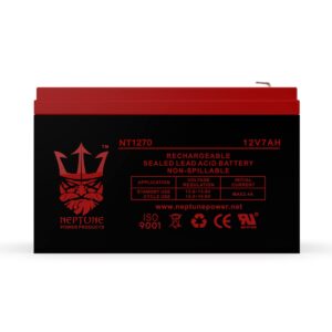 Neptune Power Brand NT1270 F1 12V 7Ah SLA Replacement Battery for APC Back-UP UPS ES 550 VA BE500C BE500U, RBC2, BE500R, BK300C, BK350, BK500, BK500BLK, BK500M, BK500MC, BK500MUS, SC420, SU420NET