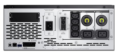 APC Network UPS, 3000VA Smart-UPS Sine Wave, Short Depth UPS with Extended Run Option, SMX3000HVT, Tower/4U Rack Convertible, Line-Interactive, 208V