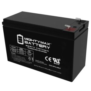 Mighty Max Battery 12V 7.2Ah Compatible Battery for APC Back-UPS ES 550VA