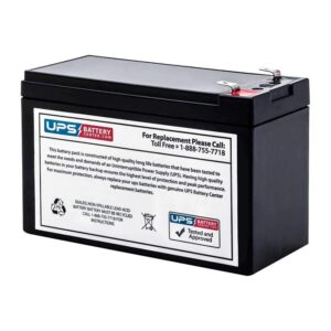 upsbatterycenter compatible replacement battery 12v for apc back-ups es 750va 120v be750g