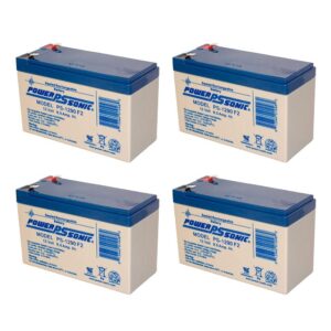 Power Sonic UB1290 F2-12V 9Ah APC SmartUPS 2200 RMI3U SLA Replacement Battery - 4 Pack