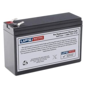 upsbatterycenter® compatible replacement battery for apc back-ups 675va 360w bn675m1