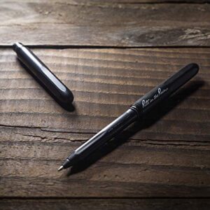 Rite in the Rain All-Weather EDC Pen, Black Pokka 2-Pack, Black 0.9mm Ink, Fine Point (No. BK92)