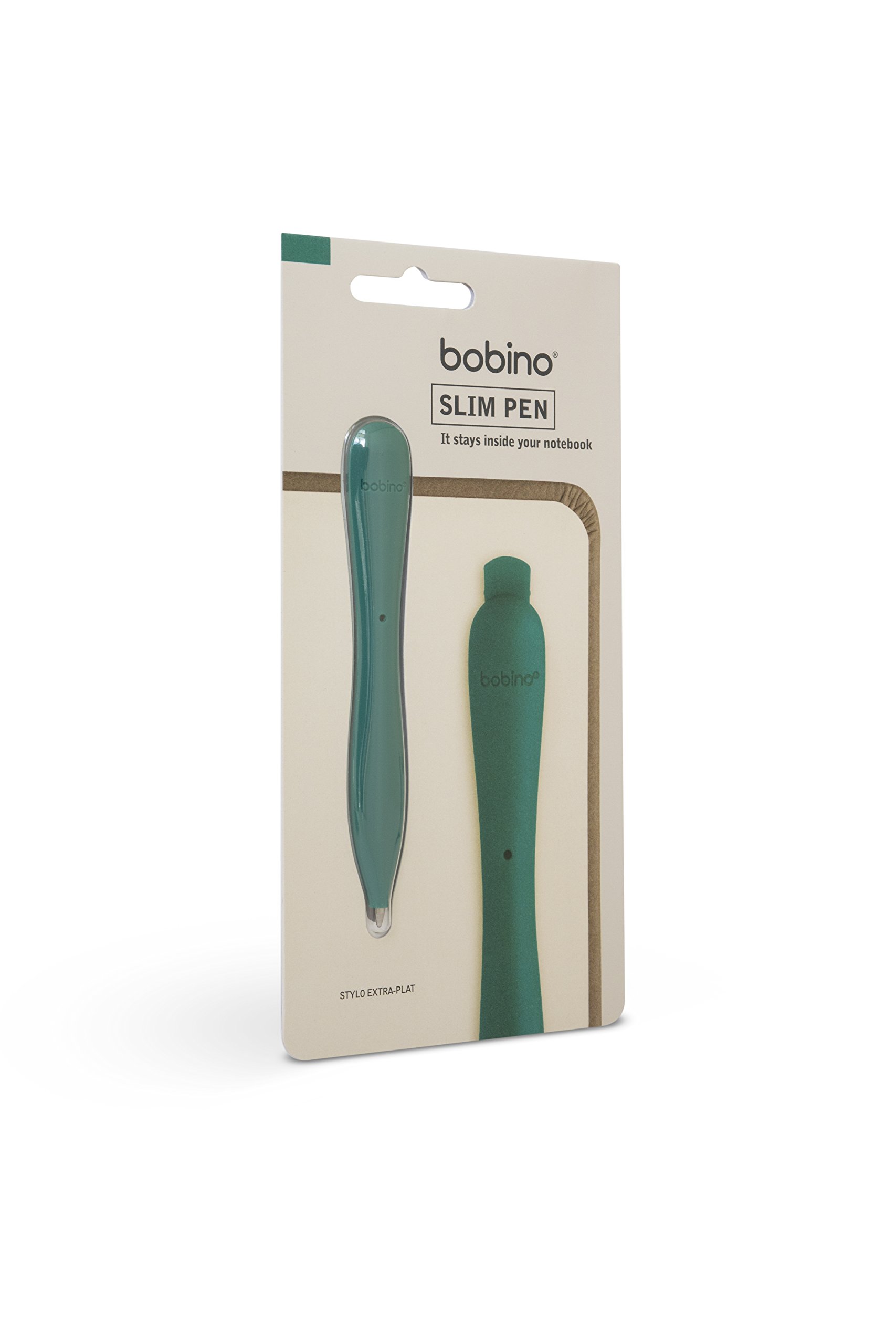 Bobino Slim Pen - Multiple Colors - Stylish Minimalist Writing (Emerald)