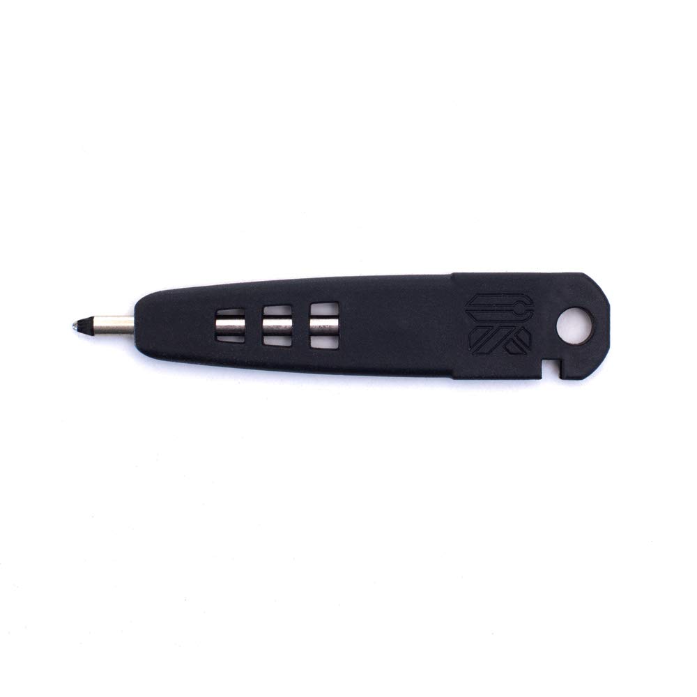 Keyport Mini Pen - Premium Small EDC Pen | Tiny Flat Pen Specifically Designed for Key Organizers and Key Holders | Uses Replaceable Troika Micro Ballpoint Pen Refills (Black Ink)