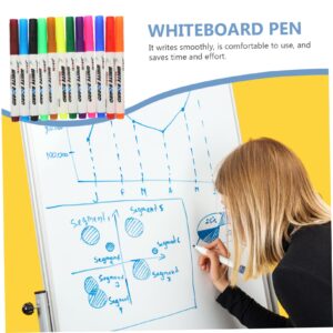 COHEALI 36 Pcs Whiteboard pen mini whiteboard portable white board Students Marker Pen Dry Wipe Markers portable whiteboard markers supplies High capacity brush watercolor pen