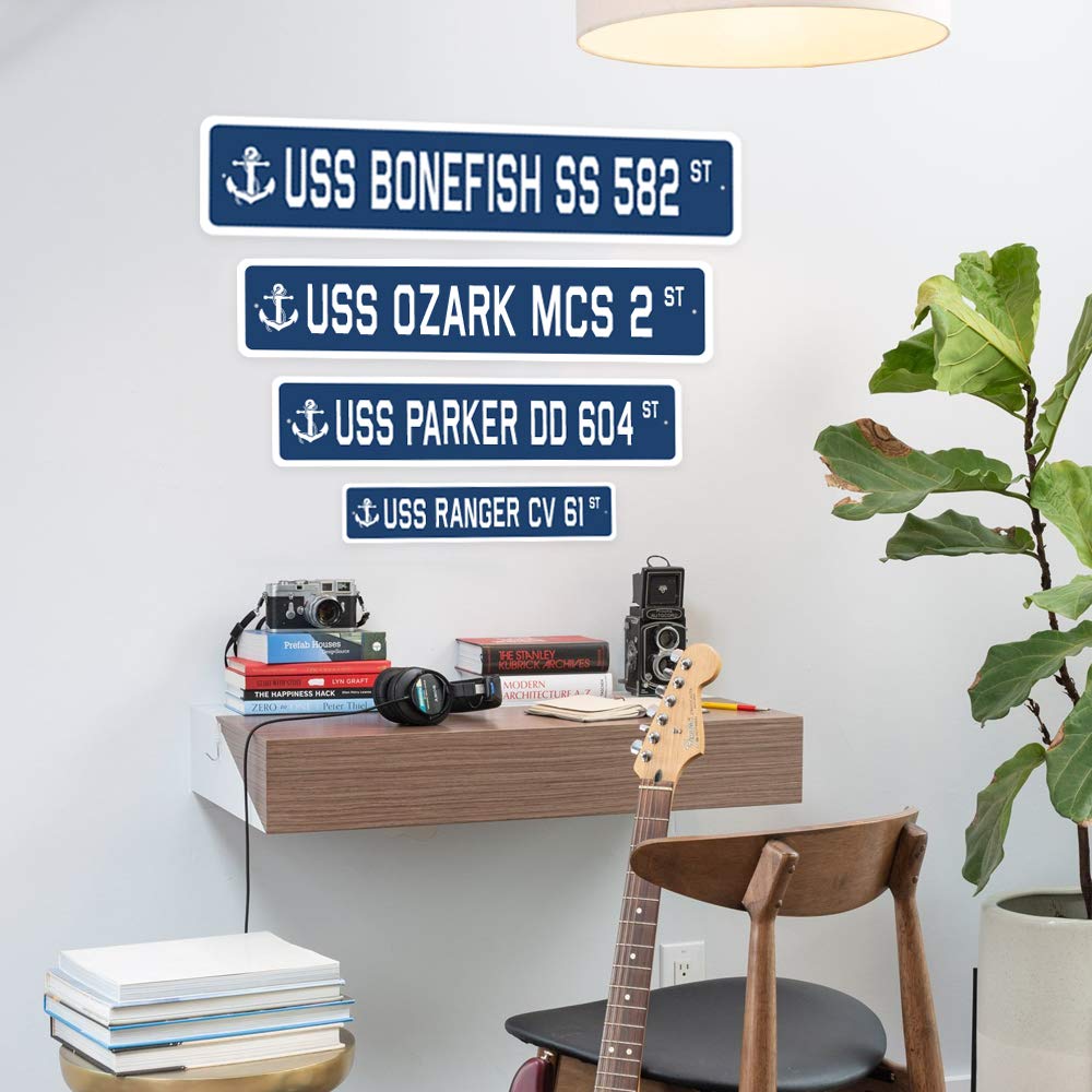 USS Brunswick ATS 3 Street Sign us Navy Ship Veteran Sailor Gift